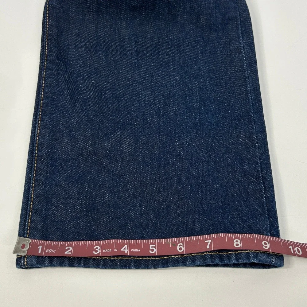 Levi's 501xx Denim Jeans Men's 44x36 (Act 40x33) Dark Wash Button‎ Fly